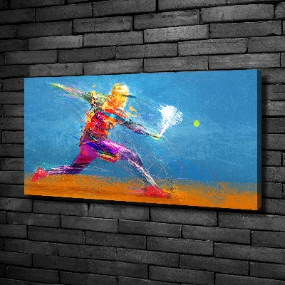 Canvas wall art Tennis player