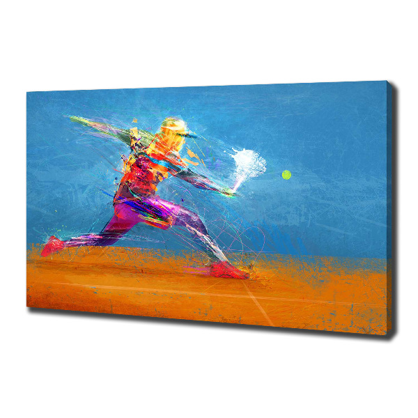 Canvas wall art Tennis player