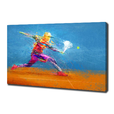 Canvas wall art Tennis player