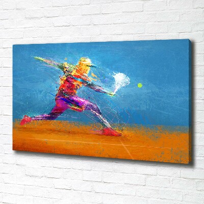 Canvas wall art Tennis player