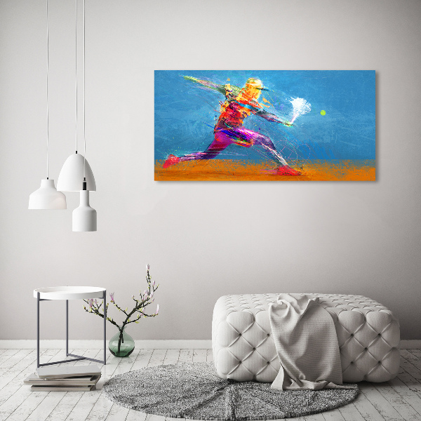 Canvas wall art Tennis player