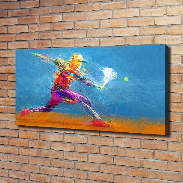 Canvas wall art Tennis player