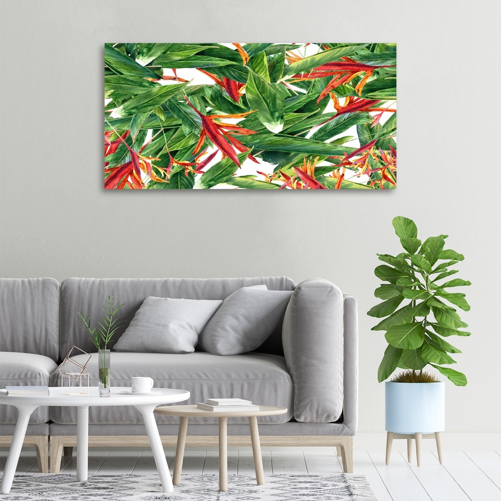 Canvas wall art Floral pattern