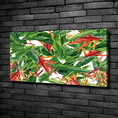 Canvas wall art Floral pattern