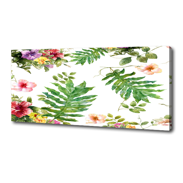 Canvas wall art Floral pattern