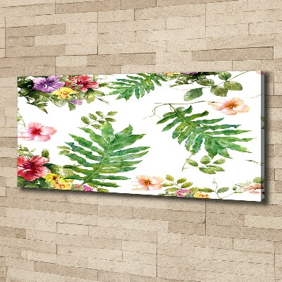 Canvas wall art Floral pattern