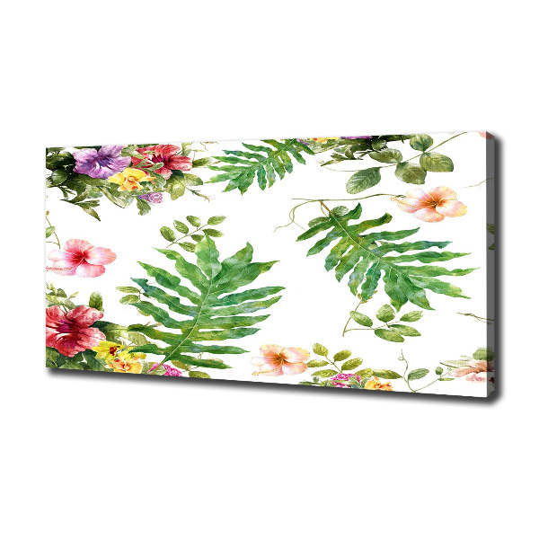 Canvas wall art Floral pattern