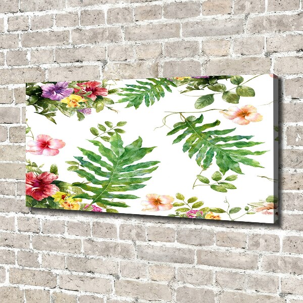 Canvas wall art Floral pattern