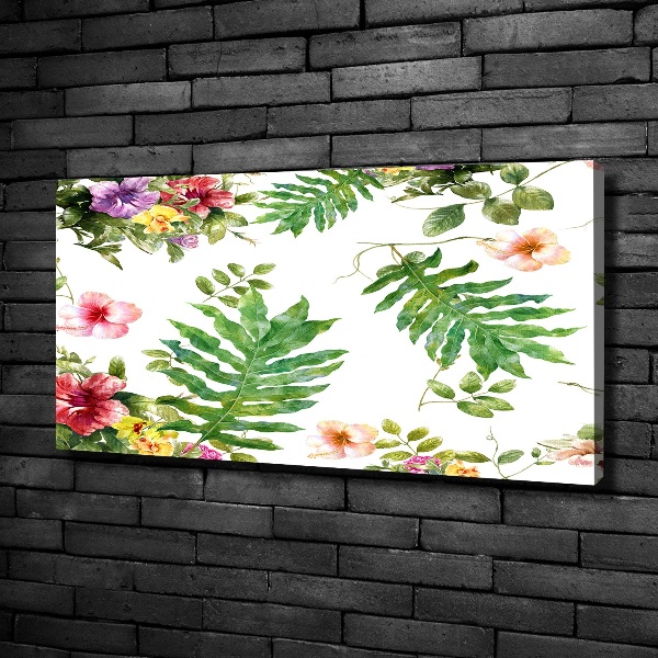 Canvas wall art Floral pattern