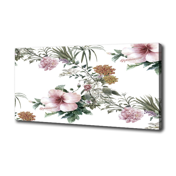 Canvas wall art Floral pattern