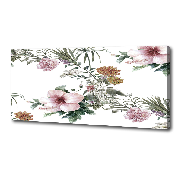 Canvas wall art Floral pattern