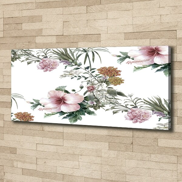 Canvas wall art Floral pattern