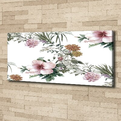 Canvas wall art Floral pattern