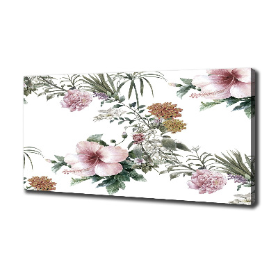 Canvas wall art Floral pattern