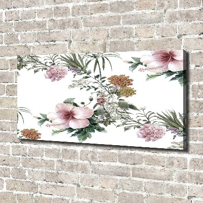 Canvas wall art Floral pattern