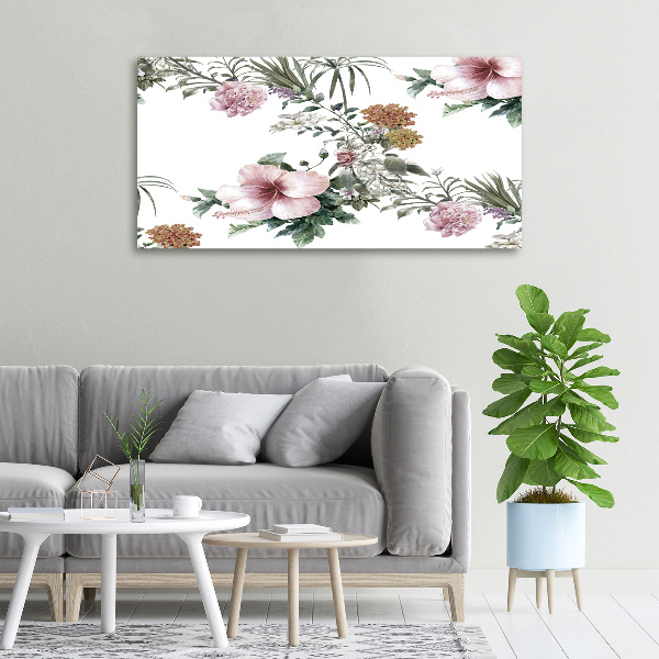 Canvas wall art Floral pattern