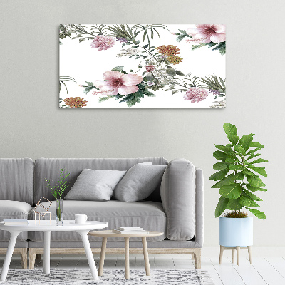 Canvas wall art Floral pattern