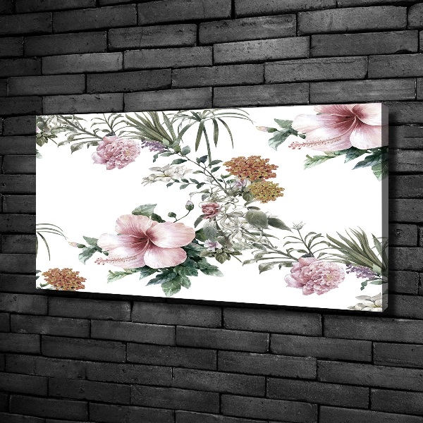 Canvas wall art Floral pattern