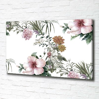 Canvas wall art Floral pattern