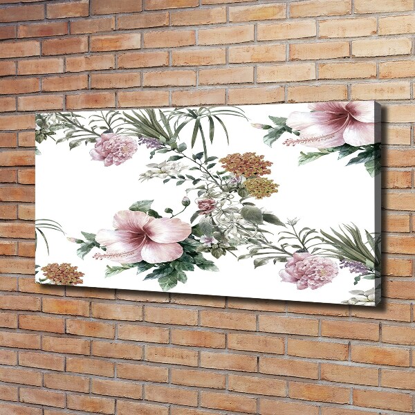 Canvas wall art Floral pattern