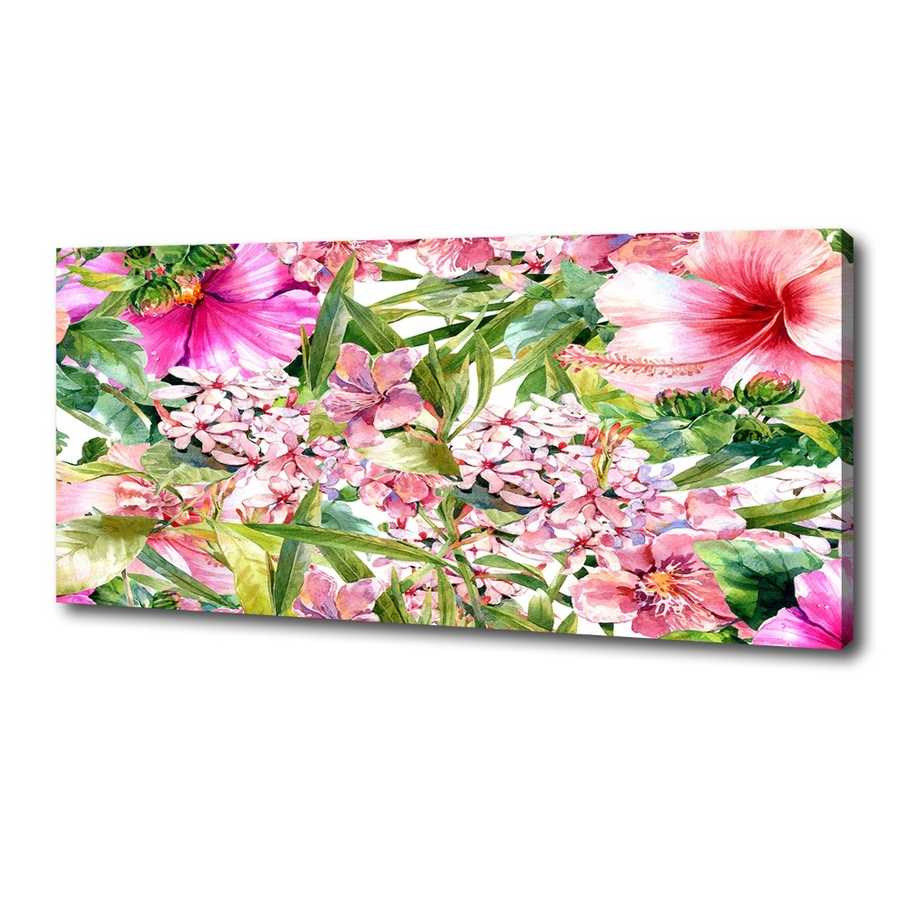 Canvas wall art Floral pattern