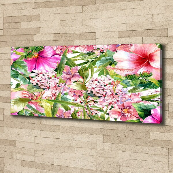 Canvas wall art Floral pattern