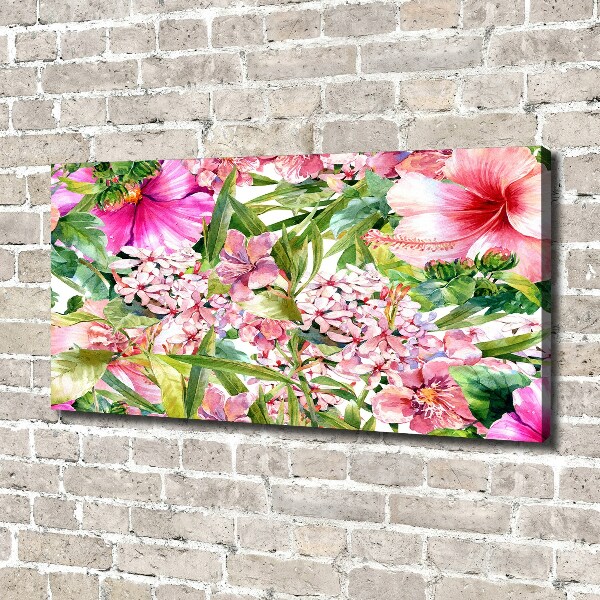 Canvas wall art Floral pattern