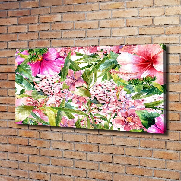 Canvas wall art Floral pattern