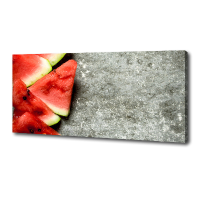 Canvas wall art Chopped watermelon