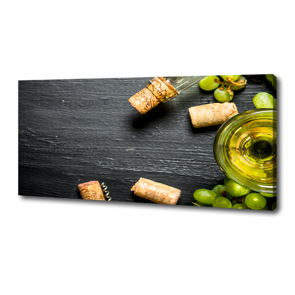 Canvas wall art White wine and fruit