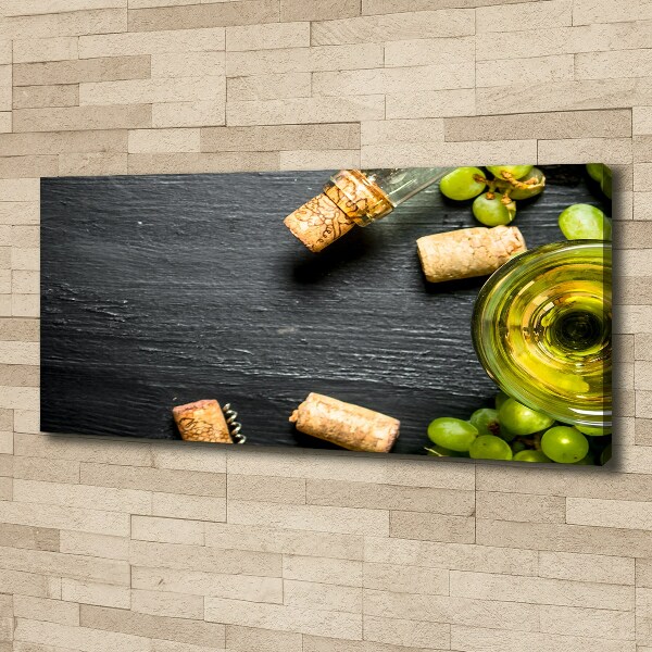 Canvas wall art White wine and fruit