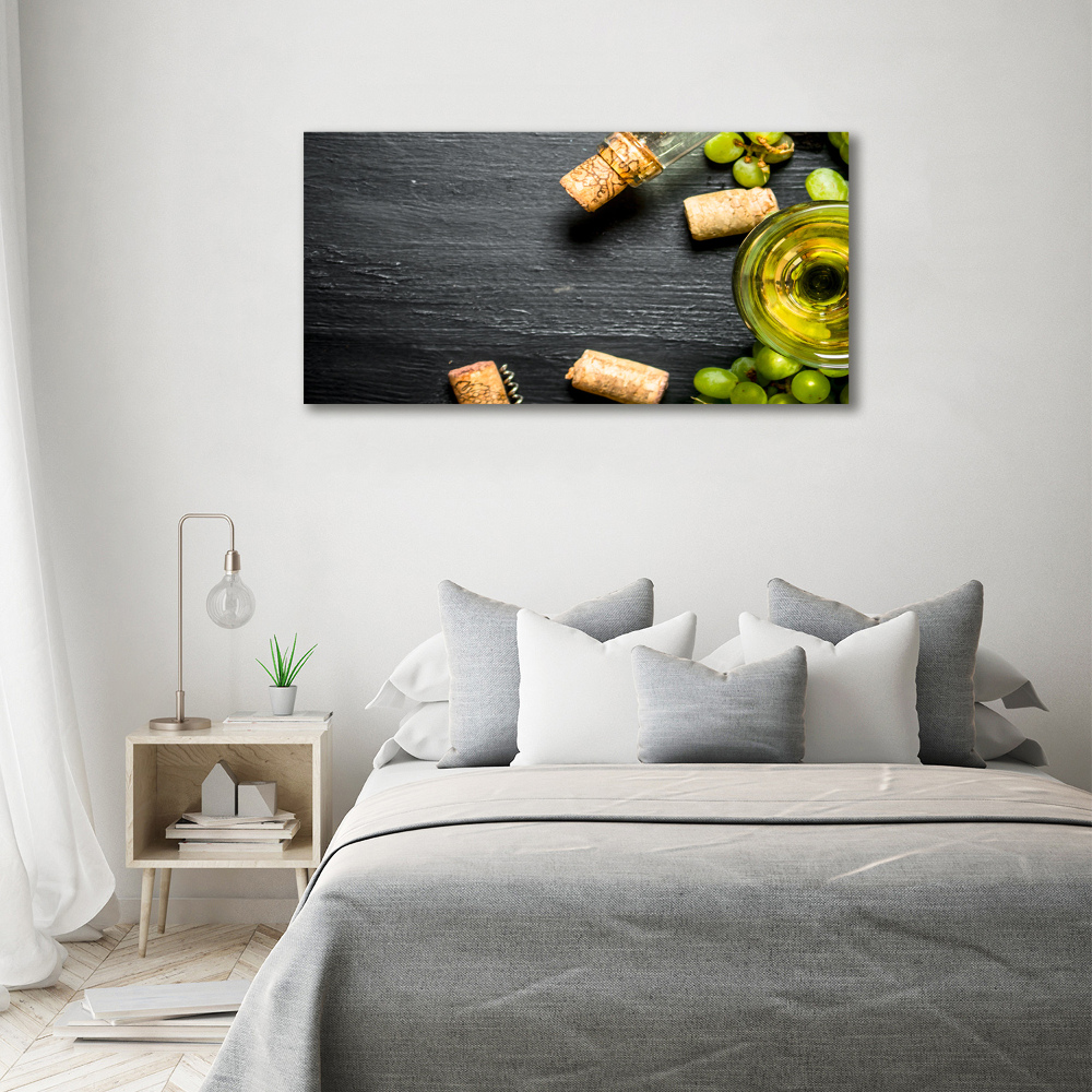 Canvas wall art White wine and fruit