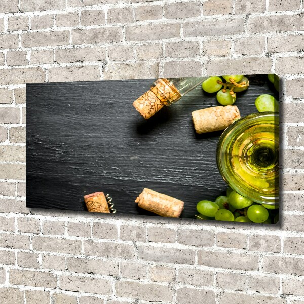 Canvas wall art White wine and fruit