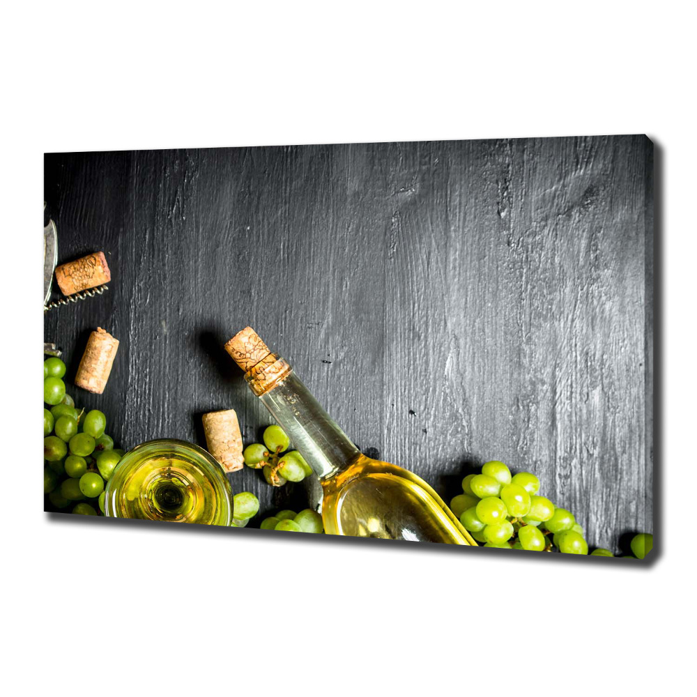 Canvas wall art White wine and fruit