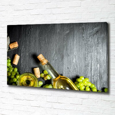 Canvas wall art White wine and fruit