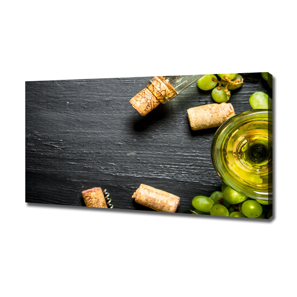 Canvas wall art White wine and fruit