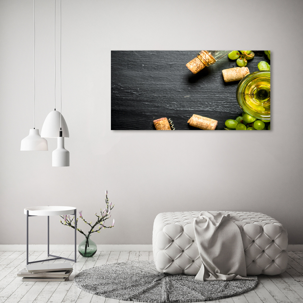 Canvas wall art White wine and fruit