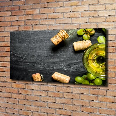 Canvas wall art White wine and fruit