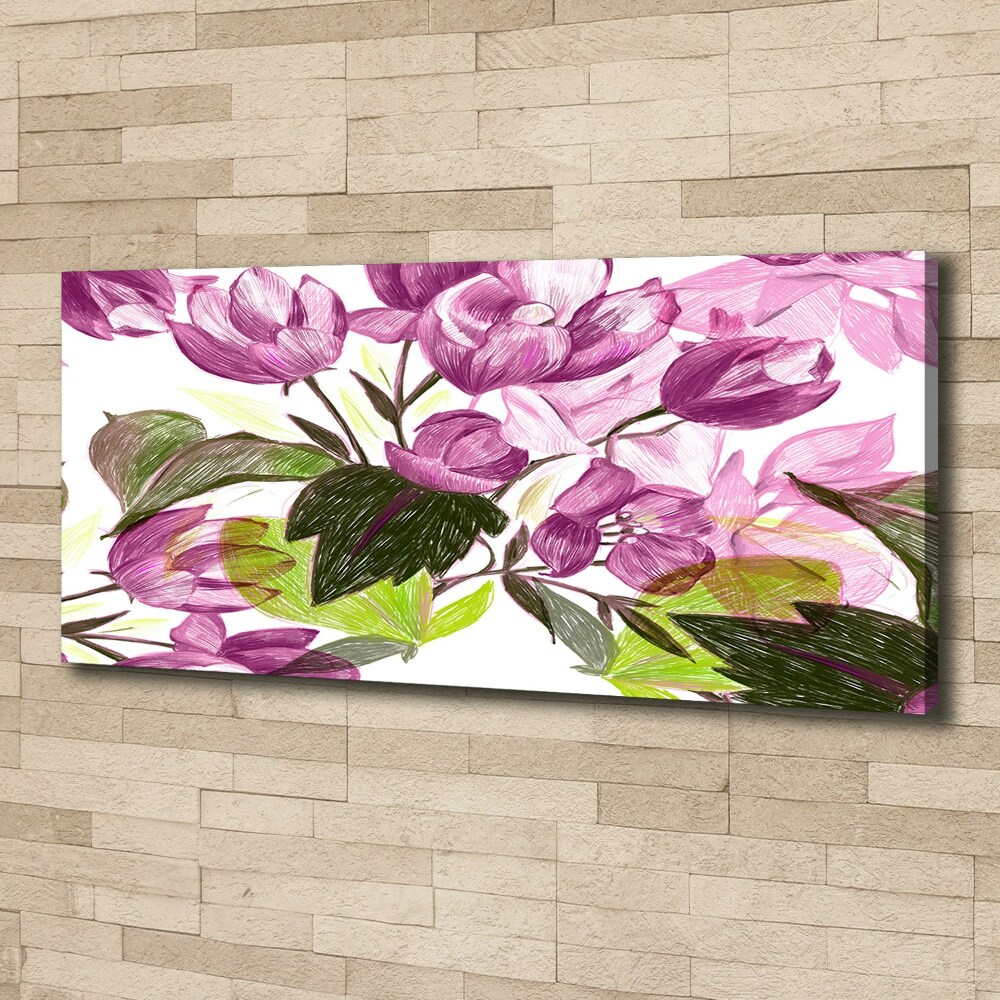 Canvas wall art Floral pattern