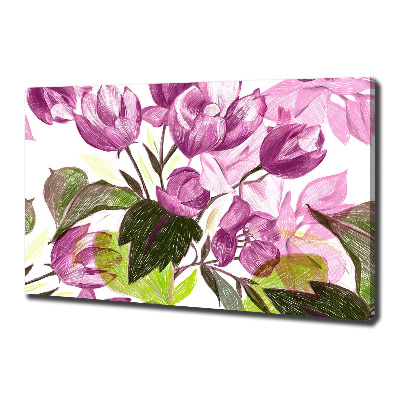 Canvas wall art Floral pattern