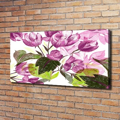 Canvas wall art Floral pattern