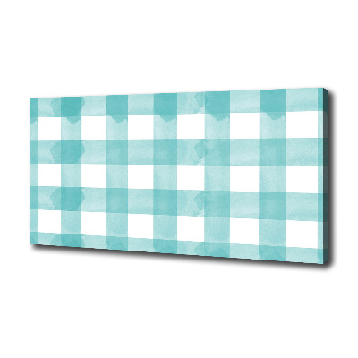 Canvas wall art Blue grille