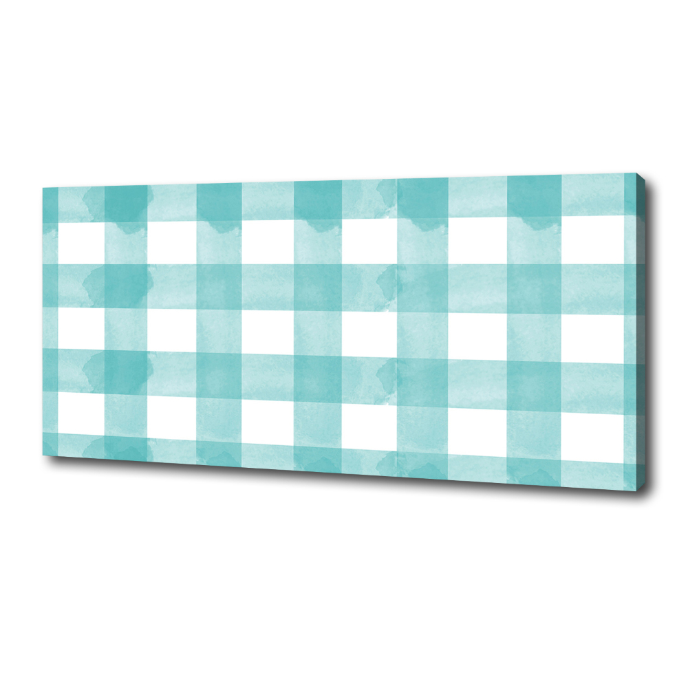 Canvas wall art Blue grille