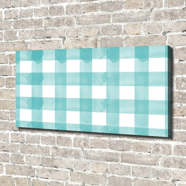 Canvas wall art Blue grille