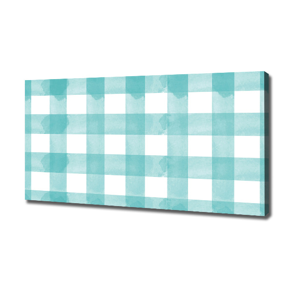 Canvas wall art Blue grille