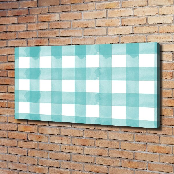 Canvas wall art Blue grille