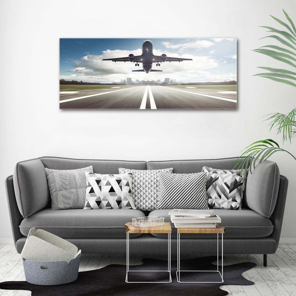 Canvas wall art Starting plane