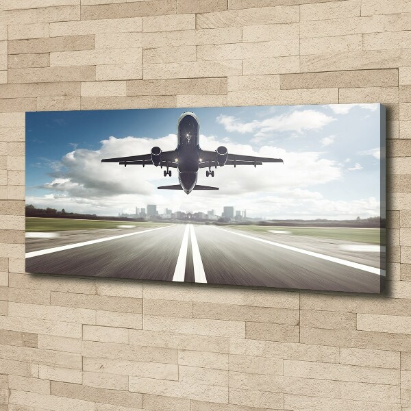 Canvas wall art Starting plane