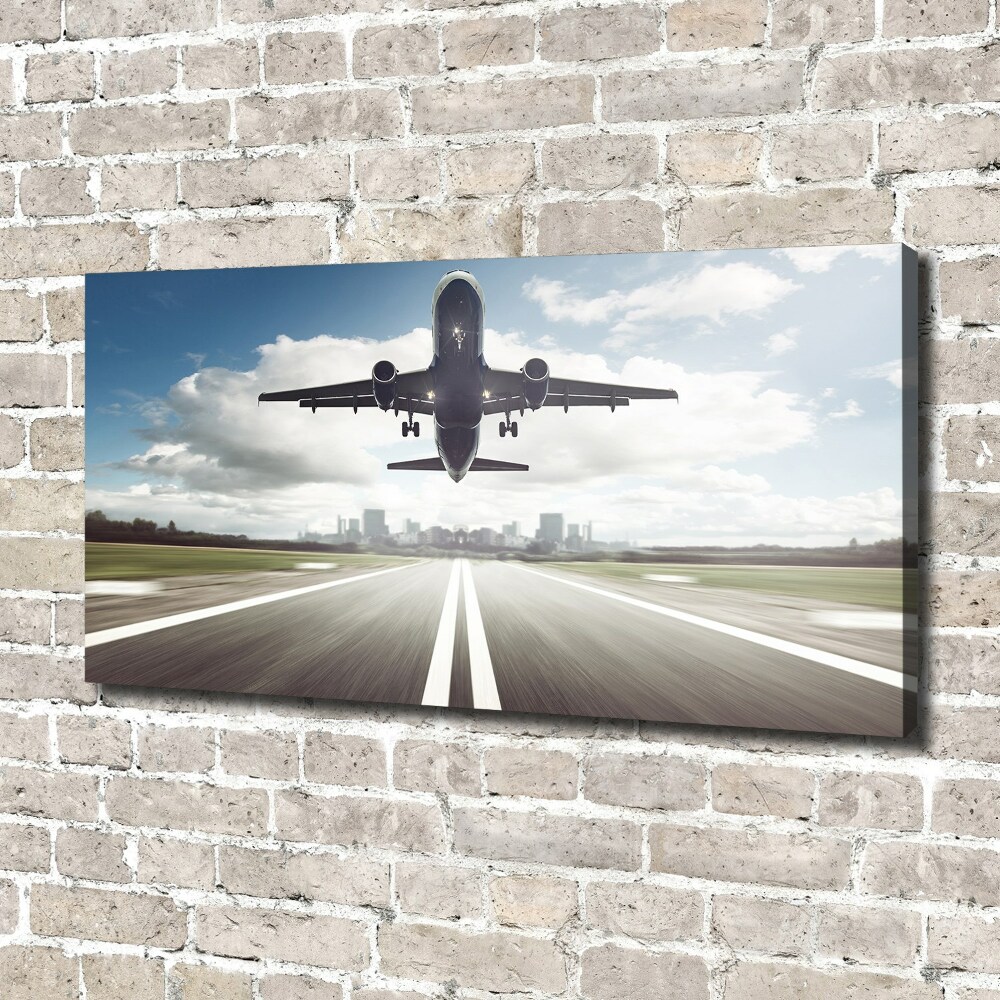 Canvas wall art Starting plane