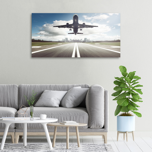 Canvas wall art Starting plane